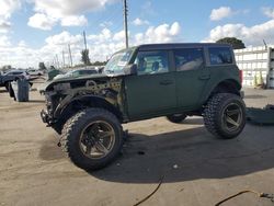 Salvage cars for sale at Miami, FL auction: 2022 Ford Bronco Base