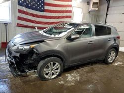 Salvage cars for sale at Lyman, ME auction: 2018 KIA Sportage LX