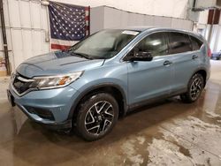 SUV salvage a la venta en subasta: 2016 Honda CR-V SE