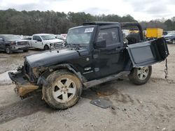 Salvage cars for sale at Florence, MS auction: 2007 Jeep Wrangler Sahara