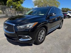 Salvage cars for sale at Opa Locka, FL auction: 2018 Infiniti QX60