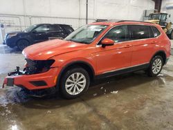 Salvage cars for sale at Avon, MN auction: 2018 Volkswagen Tiguan SE