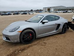 Salvage cars for sale at San Antonio, TX auction: 2025 Porsche Cayman S