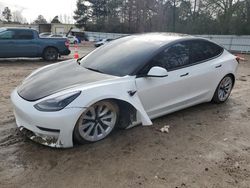 Salvage cars for sale at Knightdale, NC auction: 2022 Tesla Model 3