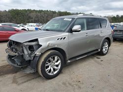 Salvage cars for sale at Florence, MS auction: 2012 Infiniti QX56