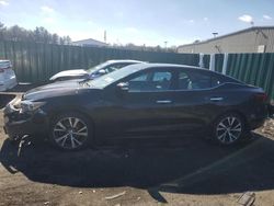 Salvage cars for sale at Exeter, RI auction: 2017 Nissan Maxima 3.5S