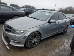 Salvage cars for sale at East Granby, CT auction: 2011 Mercedes-Benz C 300 4matic