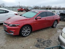 Salvage cars for sale at Louisville, KY auction: 2016 Chevrolet Malibu Premier