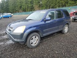 Salvage cars for sale at Graham, WA auction: 2003 Honda CR-V EX