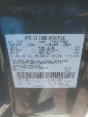 2006 Ford F150 Supercrew