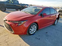 Salvage cars for sale at Grand Prairie, TX auction: 2021 Toyota Corolla LE