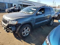 Salvage cars for sale at New Britain, CT auction: 2012 Jeep Grand Cherokee Laredo