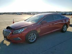 Salvage cars for sale at Grand Prairie, TX auction: 2015 Hyundai Sonata SE