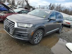 Salvage cars for sale at Baltimore, MD auction: 2019 Audi Q7 Premium Plus