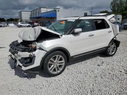 Salvage cars for sale at Opa Locka, FL auction: 2017 Ford Explorer Limited