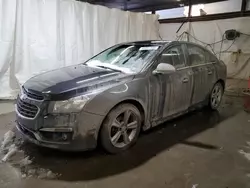 Salvage cars for sale at Ebensburg, PA auction: 2015 Chevrolet Cruze LT