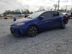 Salvage cars for sale at Riverview, FL auction: 2017 Toyota Corolla L