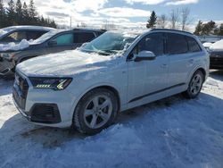 Salvage cars for sale at Bowmanville, ON auction: 2021 Audi Q7 Technik