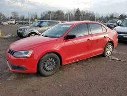 Salvage cars for sale at Chalfont, PA auction: 2013 Volkswagen Jetta Base