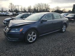 Salvage cars for sale at Portland, OR auction: 2012 Volkswagen Passat SE