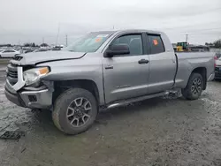 Salvage trucks for sale at Eugene, OR auction: 2015 Toyota Tundra Double Cab SR