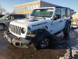 Jeep Wrangler Unlimited Rubicon salvage cars for sale: 2021 Jeep Wrangler Unlimited Rubicon