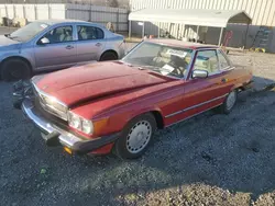 Salvage cars for sale at Spartanburg, SC auction: 1988 Mercedes-Benz 560 SL