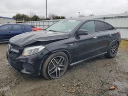 Salvage cars for sale at Sacramento, CA auction: 2017 Mercedes-Benz GLE Coupe 43 AMG