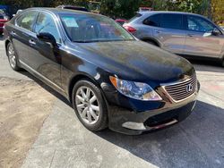 Salvage cars for sale at North Billerica, MA auction: 2007 Lexus LS 460