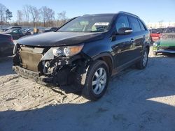 Salvage cars for sale at Spartanburg, SC auction: 2013 KIA Sorento LX