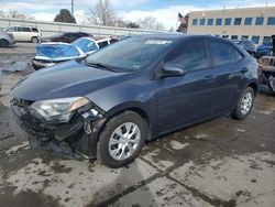 Salvage cars for sale at Littleton, CO auction: 2014 Toyota Corolla ECO