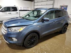 Salvage cars for sale at Blaine, MN auction: 2018 Ford Escape SEL