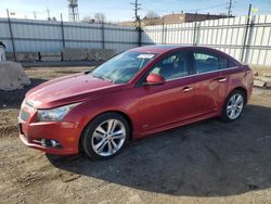 Chevrolet salvage cars for sale: 2012 Chevrolet Cruze LTZ