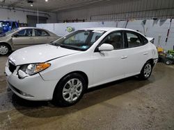 Salvage cars for sale at Candia, NH auction: 2010 Hyundai Elantra Blue