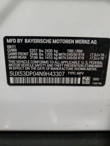 2022 BMW X3 XDRIVE30I