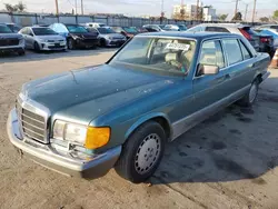 Salvage cars for sale at Los Angeles, CA auction: 1986 Mercedes-Benz 420 SEL