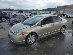 Honda Civic salvage cars for sale: 2007 Honda Civic LX