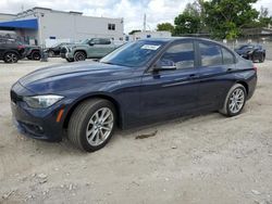 Salvage cars for sale at Opa Locka, FL auction: 2017 BMW 320 I