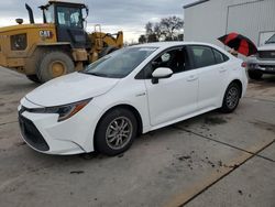 Salvage cars for sale at Sacramento, CA auction: 2021 Toyota Corolla LE