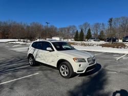 Salvage cars for sale at North Billerica, MA auction: 2011 BMW X3 XDRIVE28I