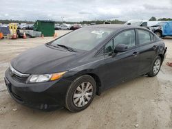 Salvage cars for sale at auction: 2012 Honda Civic LX