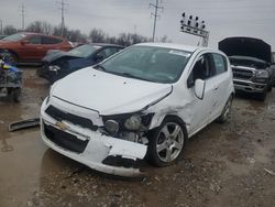 Salvage cars for sale at Columbus, OH auction: 2014 Chevrolet Sonic LTZ