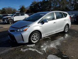 Carros salvage a la venta en subasta: 2017 Toyota Prius V