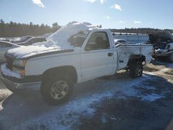 Salvage trucks for sale at Windham, ME auction: 2004 Chevrolet Silverado K1500