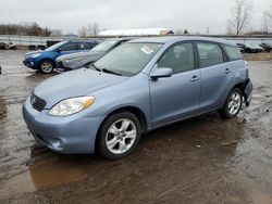 Salvage cars for sale at auction: 2006 Toyota Corolla Matrix Base