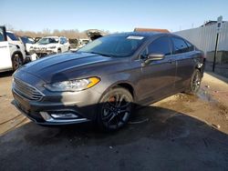 Salvage cars for sale at Louisville, KY auction: 2018 Ford Fusion SE