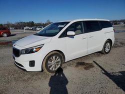 Salvage cars for sale at Lumberton, NC auction: 2017 KIA Sedona LX