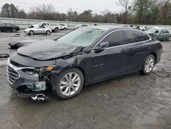 Carros salvage sin ofertas aún a la venta en subasta: 2020 Chevrolet Malibu LT