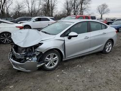 Salvage cars for sale at Cicero, IN auction: 2017 Chevrolet Cruze LT