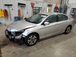 Salvage cars for sale at Mcfarland, WI auction: 2015 Honda Accord LX